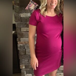 Pink Blush Maternity Dress